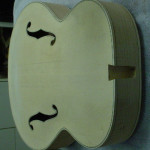 JP Guitars Unfinished Archtop Top Acoustic Guitar With F-Holes And Inner Bracing Assembled jpguitars.com