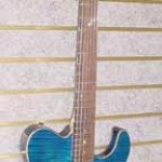 Custom Made Hand Crafted Electric Acoustic Guitar Blue Flame Maple Front JPGuitars.com