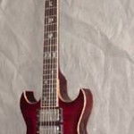 Custom Made Hand Crafted Electric Guitar HML Howard Leese Modle With Cherry Stain Front JPGuitars.com