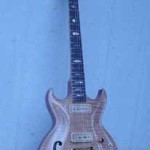 Custom Made Hand Crafted Electric Guitar HML Howard Leese Modle With Natural Finish Front 2 JPGuitars.com