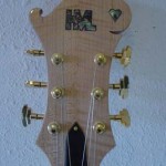Custom Made Hand Crafted Electric Guitar HML Howard Leese Modle With Natural Finish Headstock JPGuitars.com