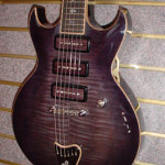 Custom Made Hand Crafted Guitar Pearl Inlay HML Howard Leese Purple Model JPGuitars.c om