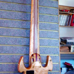 Custom Made Hand Crafted Seven String Bass Guitar Back JPGuitars