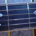 JP Guitars Custom Guitar Pearl Inlays Abalone Inlays Wood Inlays Ornate Cross Pearl Inlay On Fretboard Electric Guitar